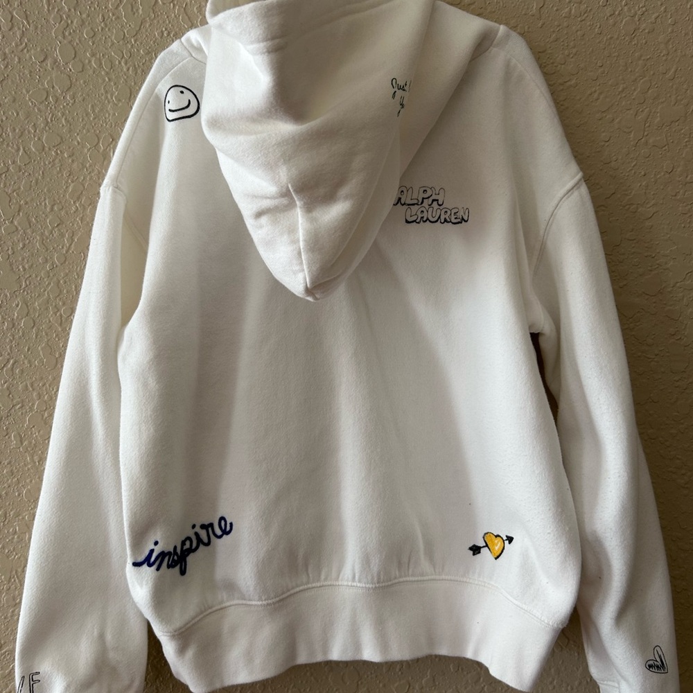 Polo by Ralph Lauren Embroidered Hoodie for girls Size( L 12-14) - Picture 2 of 7